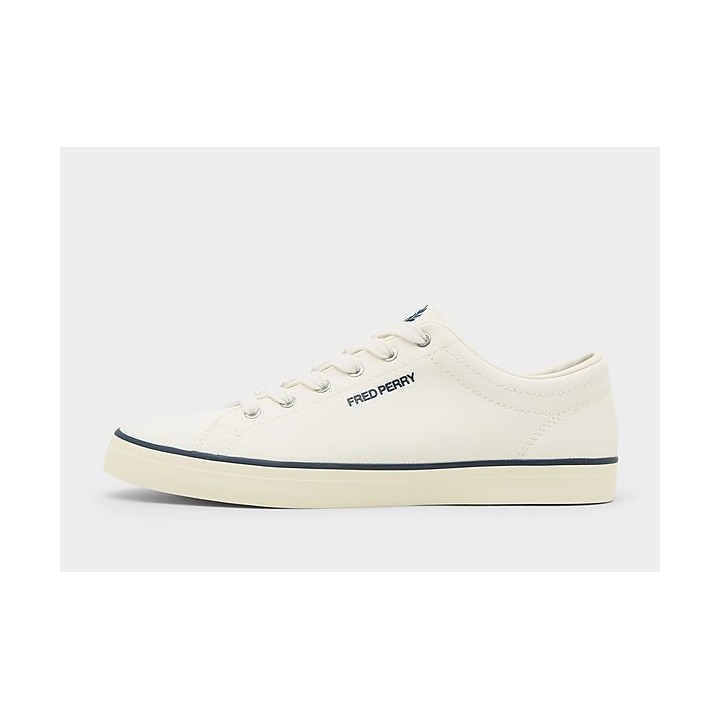Fred Perry Baseline Canvas - White - Mens, White