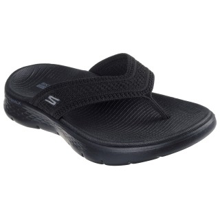 Skechers Zehentrenner "GO WALK FLEX SANDAL", Badeschuh, Strandschuh, Sommerschuh mit Goga Mat Fußbett