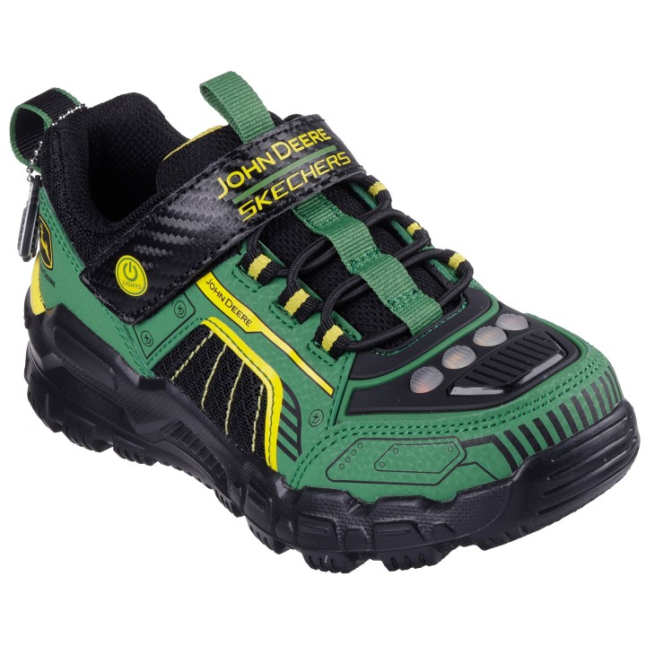 Skechers Sneaker "ADVENTURE TRACK - JOHN DEERE", Klettschuh im John Deere Design, Größenschablone zum Download