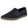 Rieker Slipper, mit modischer Laufsohle in Bast-Optik