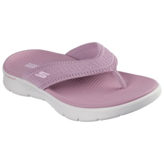 Skechers Zehentrenner "GO WALK FLEX SANDAL", Badeschuh, Strandschuh, Sommerschuh mit Goga Mat Fußbett
