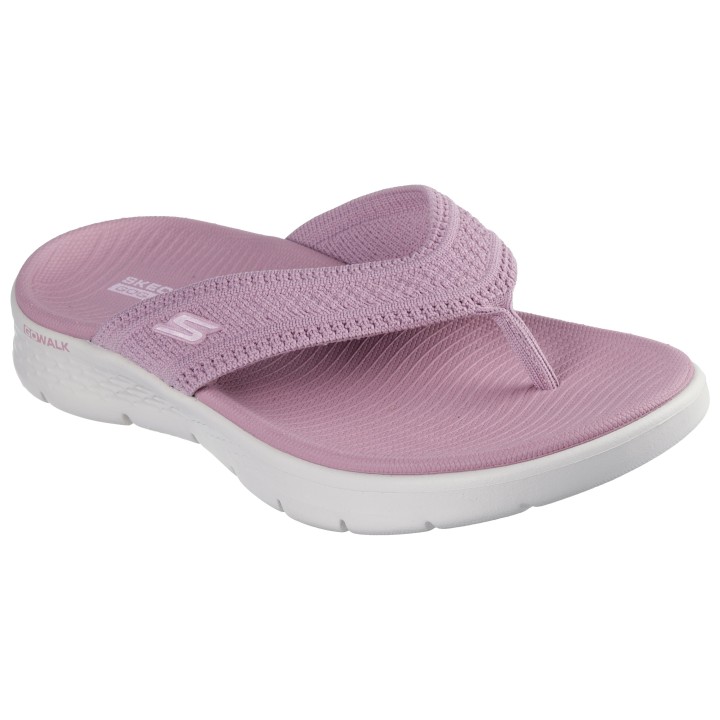 Skechers Zehentrenner "GO WALK FLEX SANDAL", Badeschuh, Strandschuh, Sommerschuh mit Goga Mat Fußbett