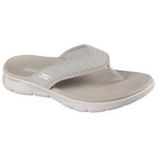 Skechers Zehentrenner "GO WALK FLEX SANDAL", Badeschuh, Strandschuh, Sommerschuh mit Goga Mat Fußbett