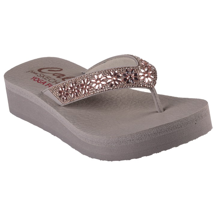Skechers Zehentrenner "VINYASA-WILD DAISIES", mit Yoga Foam