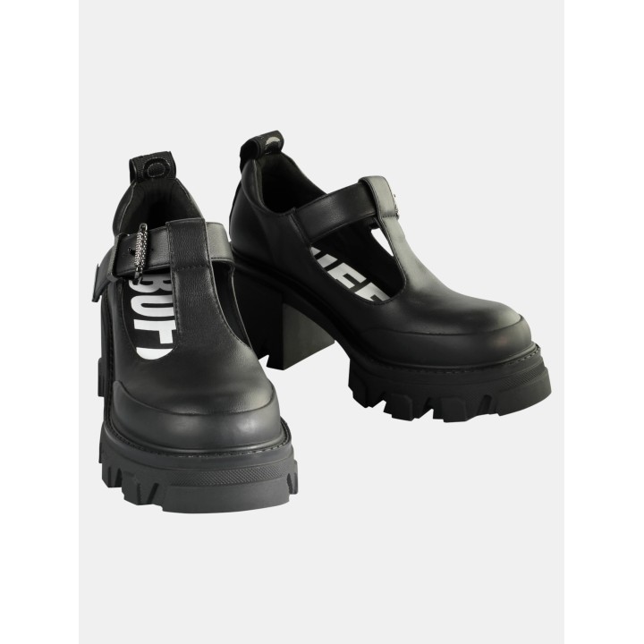 Buffalo Lilly Cage Sandal Heel