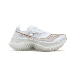 Saucony Endorphin Elite Weiß Gold Damen Schuhe, Größe 37,5 - EUR
