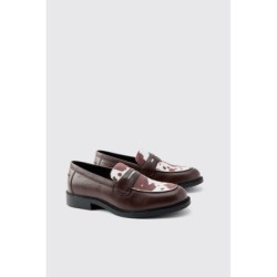 Loafer aus Kuhfell - Braun - 41, Braun