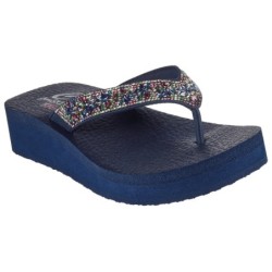 Skechers Zehentrenner "VINYASA-WILD DAISIES", mit Yoga Foam