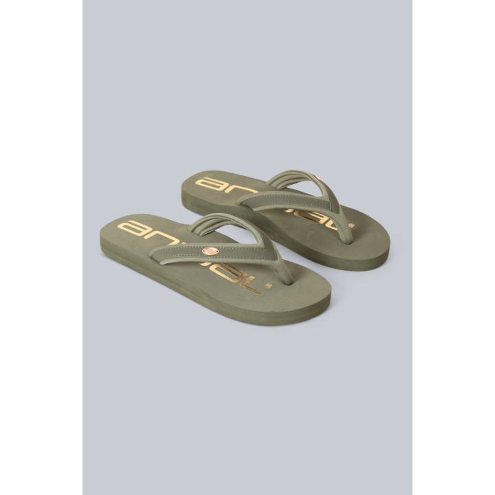 Swish Damen Flip-Flops mit Logo - Khaki