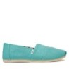 Halbschuhe Toms Alpargata Classic 10021939 Türkisfarben