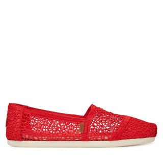 Halbschuhe Toms Alpargata Classic 10021935 Rot