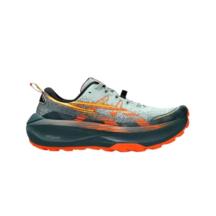 Asics Trabuco Max 4 Grün Orange SS25 Schuhe, Größe 41,5 - EUR