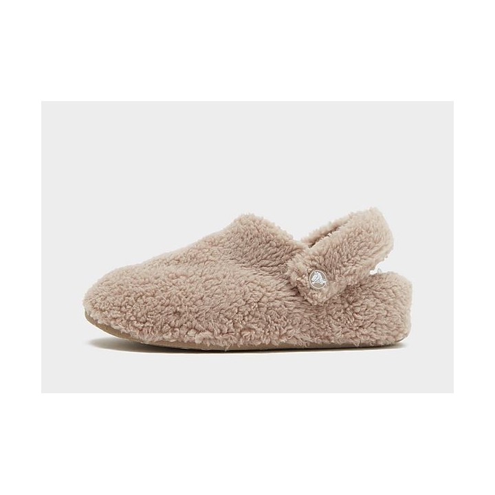 Crocs Classic Cozzzy Slipper Kinder - Brown, Brown