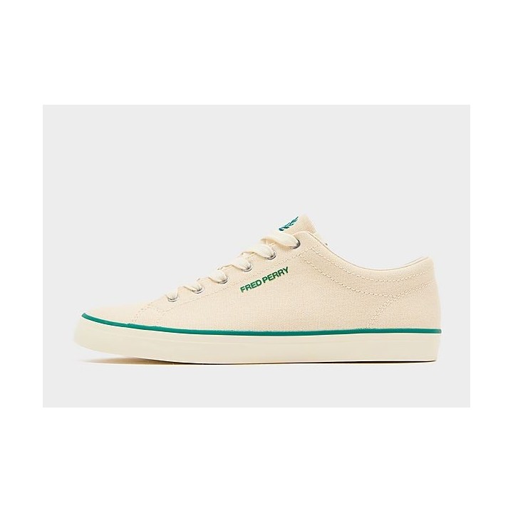 Fred Perry Baseline Canvas - White - Mens, White