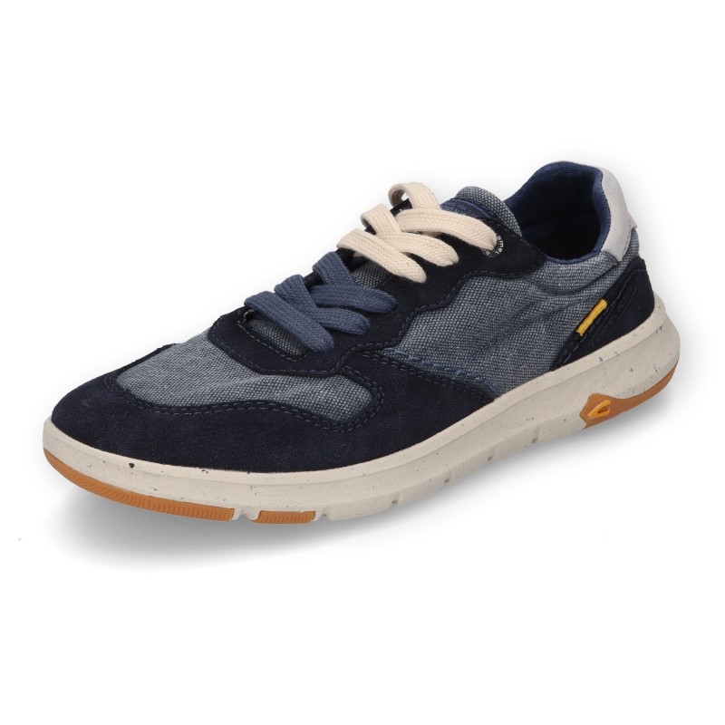 camel active Sneaker, Schnürschuh, Freizeitschuh, Chunky Sneaker mit Jeansoptik
