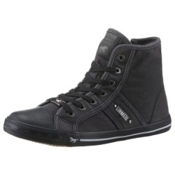 Mustang Shoes Sneaker, High Top-Sneaker, Schnürschuh mit Label in der Laufsohle