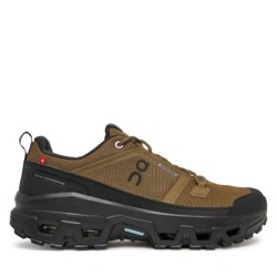 Trekkingschuhe On Cloudrock Low Wp 3MF10251473 Khakifarben
