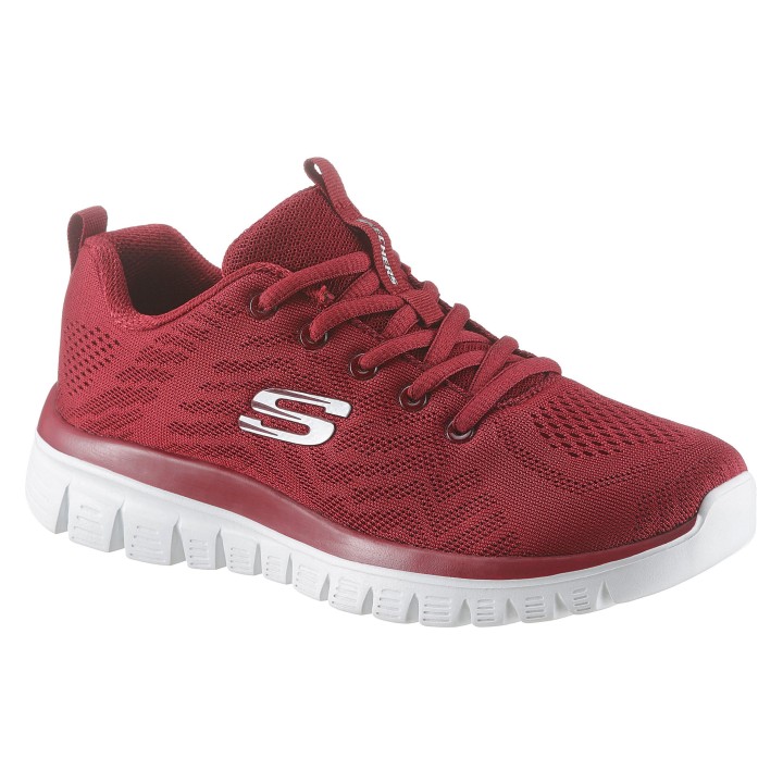 Skechers Sneaker "Graceful - Get Connected", Freizeitschuh, Halbschuh, Schnürschuh mit Memory Foam