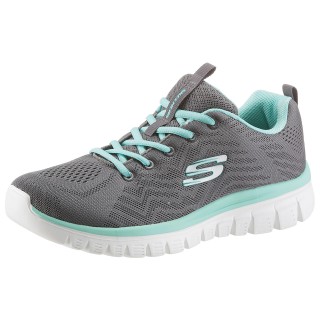 Skechers Sneaker "Graceful - Get Connected", Freizeitschuh, Halbschuh, Schnürschuh mit Memory Foam