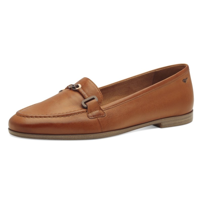 Tamaris Slipper, Blockabsatz, Schlupfschuh, Businessschuh mit hübscher Zierspange