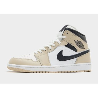 Jordan Air 1 Mid Herren - Summit White - Mens, Summit White