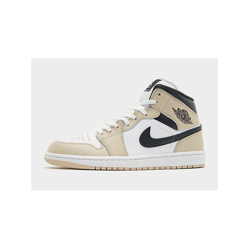 Jordan Air 1 Mid Herren - Summit White - Mens, Summit White