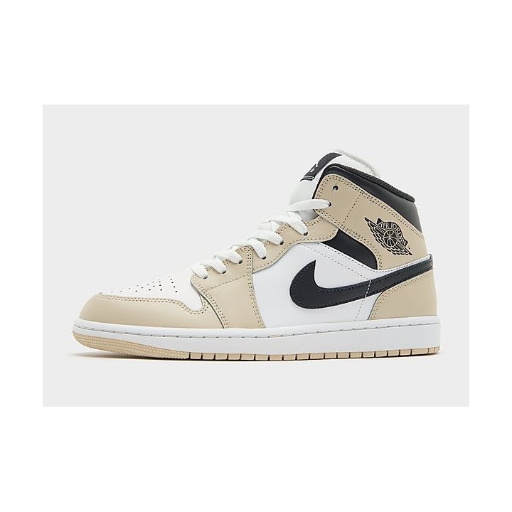 Jordan Air 1 Mid Herren - Summit White - Mens, Summit White