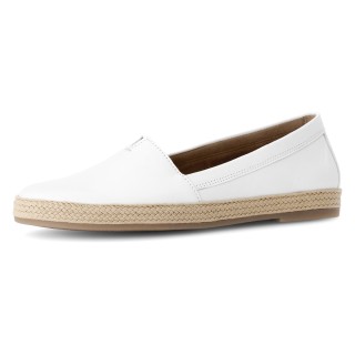 Gabor Slipper, Schlupfschuh, Bequemschuh, Flats mit jutebezogenem Plateau