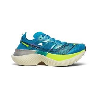 Saucony Endorphin Elite Blau Grün Damen, Größe 37,5 - EUR