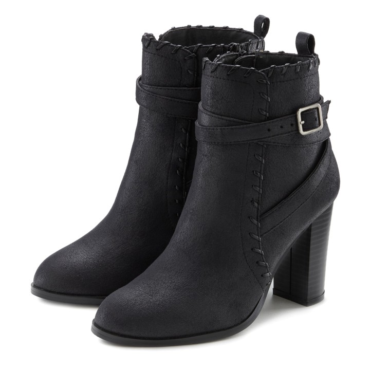 High-Heel-Stiefelette