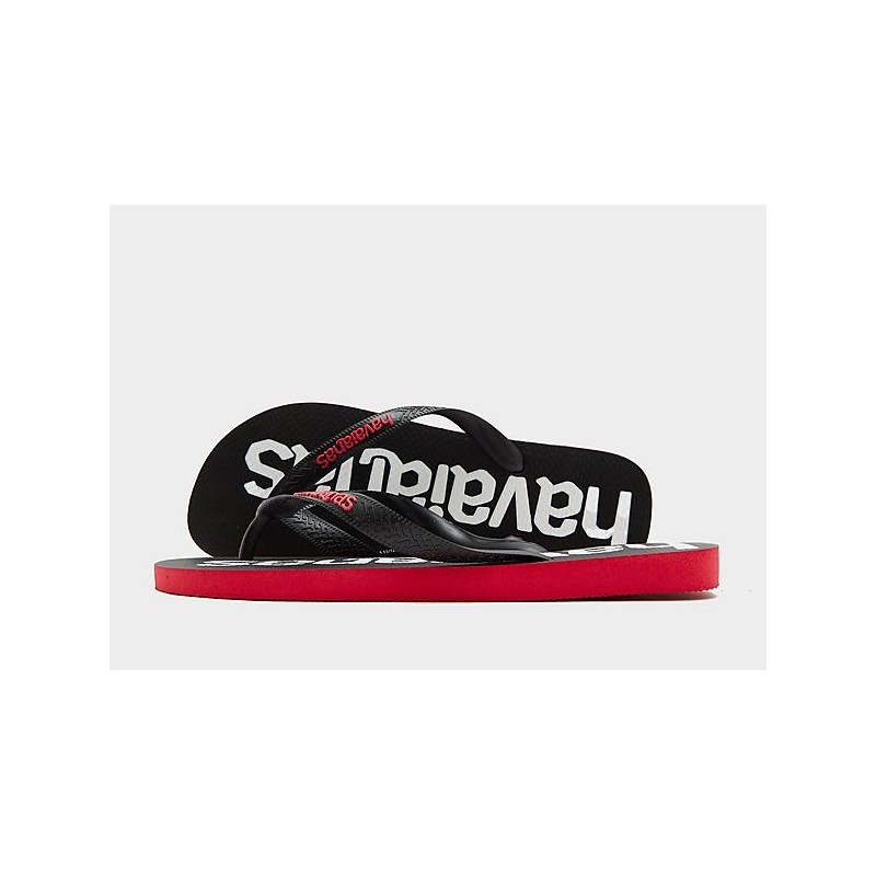 Havaianas Logomania 2 Flip Flops Herren - Black - Mens, Black
