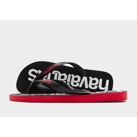 Havaianas Logomania 2 Flip Flops Herren - Black - Mens, Black