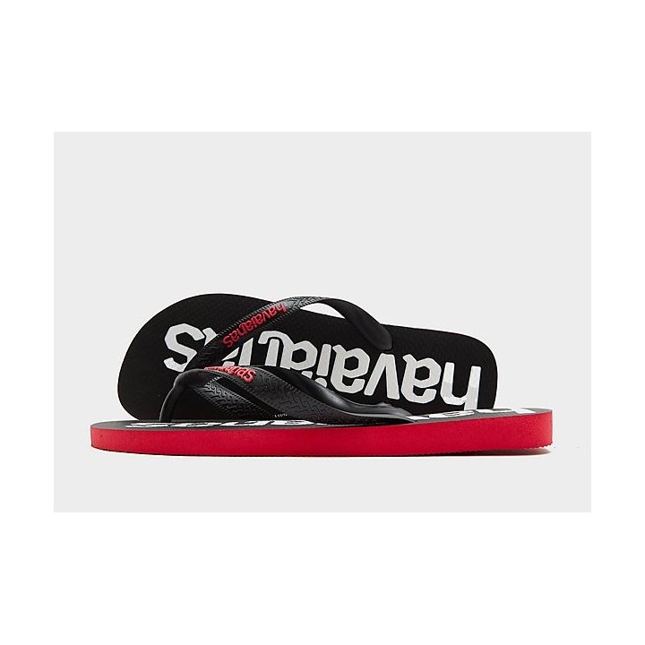 Havaianas Logomania 2 Flip Flops Herren - Black - Mens, Black