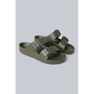 Shore Damen Badelatschen - Khaki