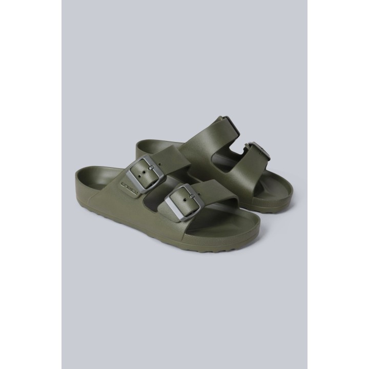 Shore Damen Badelatschen - Khaki