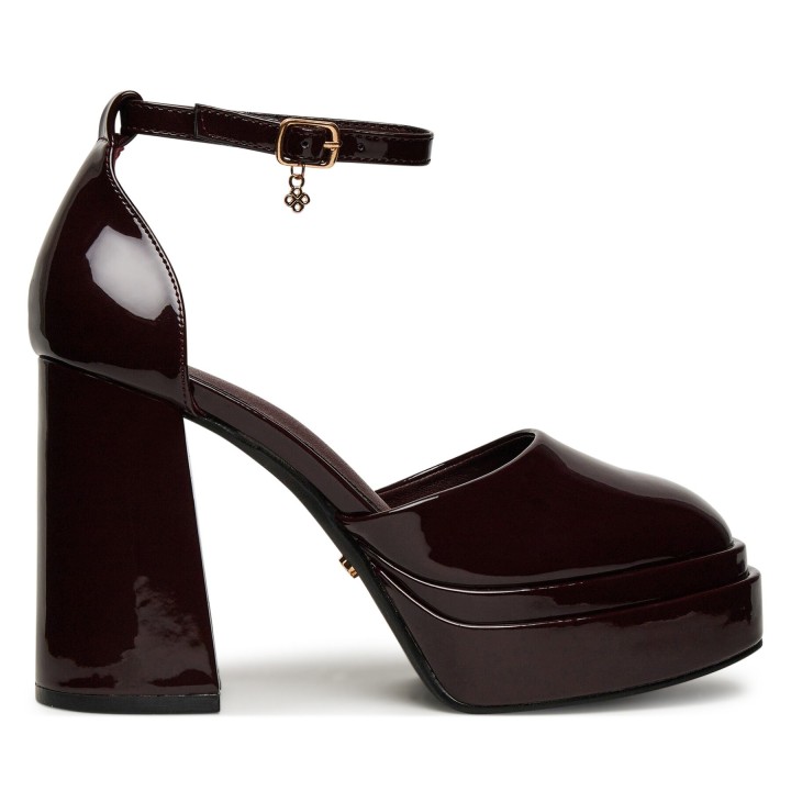 Halbschuhe DeeZee LW85478-6 Dunkelrot