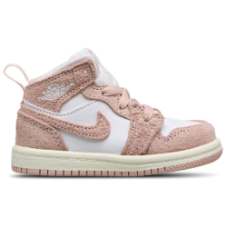 Jordan Aj1 Mid Unisex Schuhe - Weiß - Größe: 22 - Leder - Foot Locker
