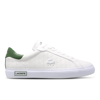 Lacoste Powercourt Herren Schuhe - Weiß - Größe: 41 - Leder - Foot Locker