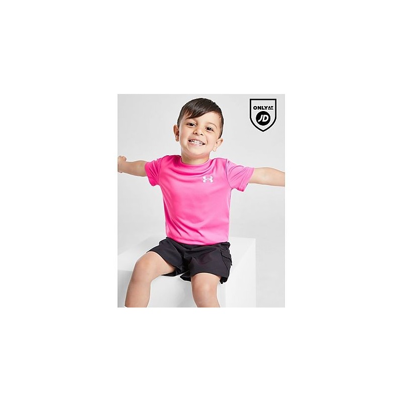 Under Armour Tech T-Shirt/Woven Cargoshorts Set Babys - Pink, Pink