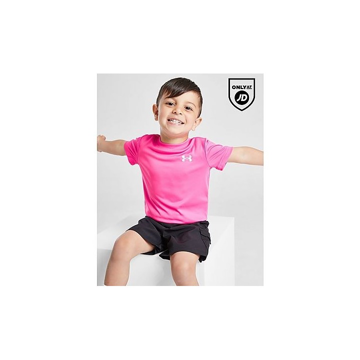 Under Armour Tech T-Shirt/Woven Cargoshorts Set Babys - Pink, Pink