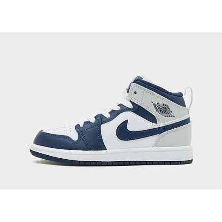 Jordan Air 1 Mid Kleinkinder - White - Kids, White