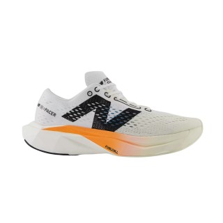 New Balance FuelCell SuperComp Pacer v2 Schuhe Weiß Orange SS25, Größe 42 - EUR