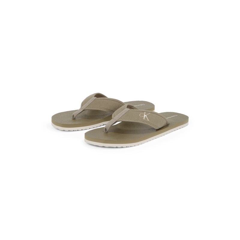 Calvin Klein Jeans Zehentrenner "THONG+ CV", Sommerschuh, Strandschuh, Badeschuh, Schlappen mit weichem Zehensteg