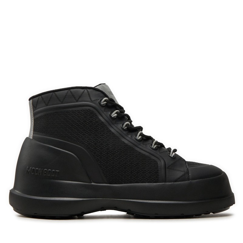 Schneeschuhe Moon Boot Luna Trek Mid Nylon 80D2480080 Schwarz