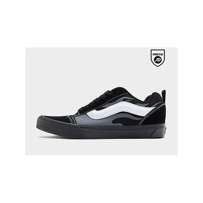 Vans Knu Skool Flames - Black - Mens, Black
