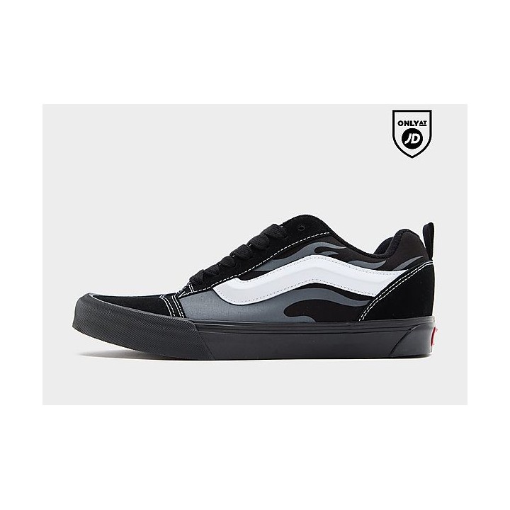 Vans Knu Skool Flames - Black - Mens, Black