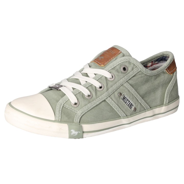 Mustang Shoes Sneaker, Freizeitschuh, Halbschuh, Schnürschuh mit Mustang Markenlabel