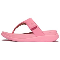 Fitflop Zehentrenner "F-MODE GO", Sandale mit dämpfender MICROWOBBLEBOARD Technologie