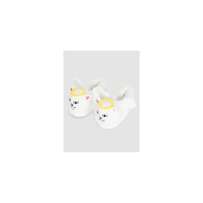 RIPNDIP Angel Plush Slippers Sandalen white
