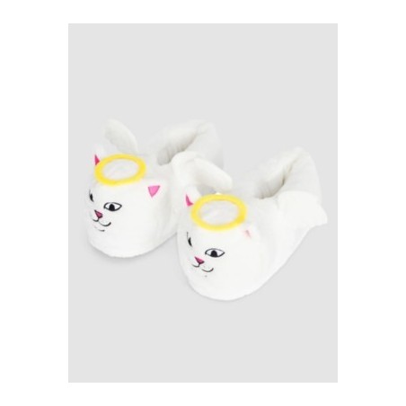 RIPNDIP Angel Plush Slippers Sandalen white
